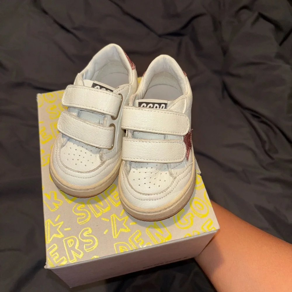 Golden Goose Kids Sneakers White and Pink Size 5 / 21 EU - Picture 2 of 8